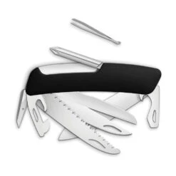 Swiza D10 Swiss Pocket Knife, Black 7 Swiza D10 Swiss Pocket Knife, Black -Peuget Knives Shop SZA1401010 Swiza D10 Back d8ed7ba2 55f4 4218 846f 60238c8529fb