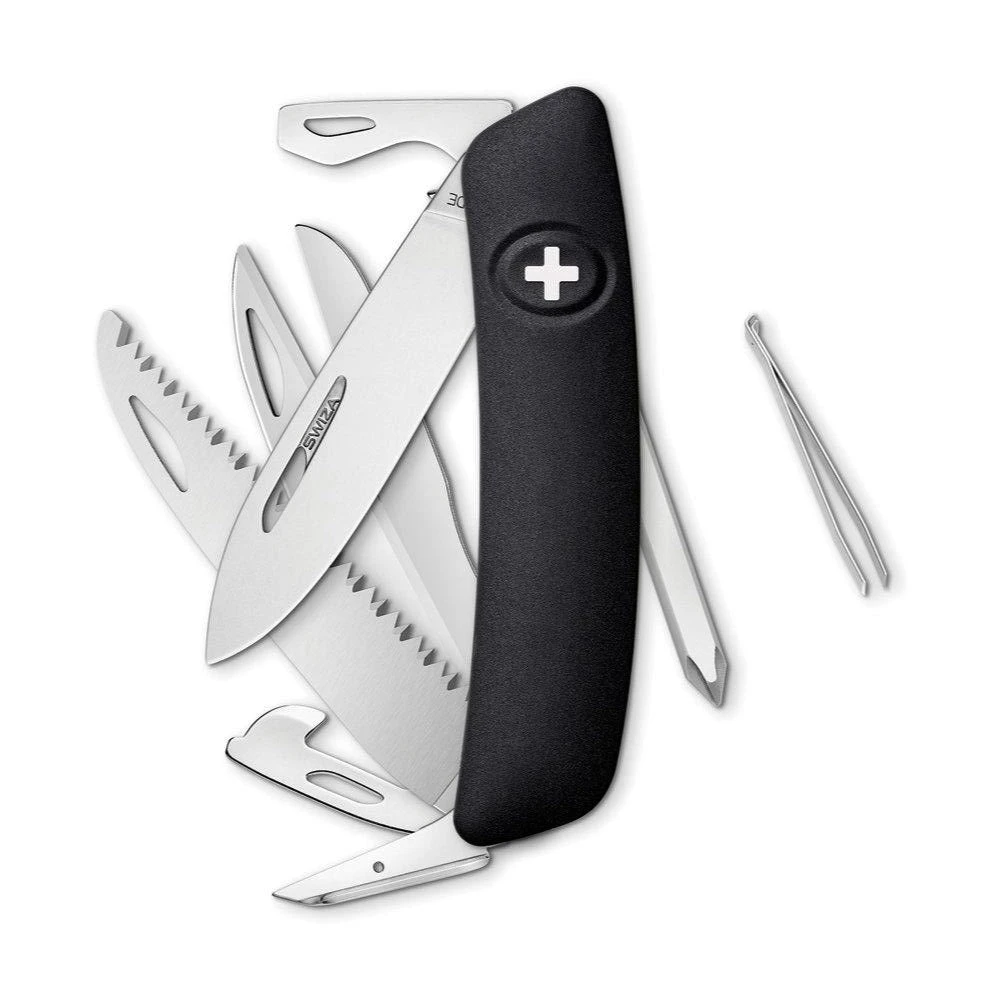Swiza D10 Swiss Pocket Knife, Black 1 Swiza D10 Swiss Pocket Knife, Black