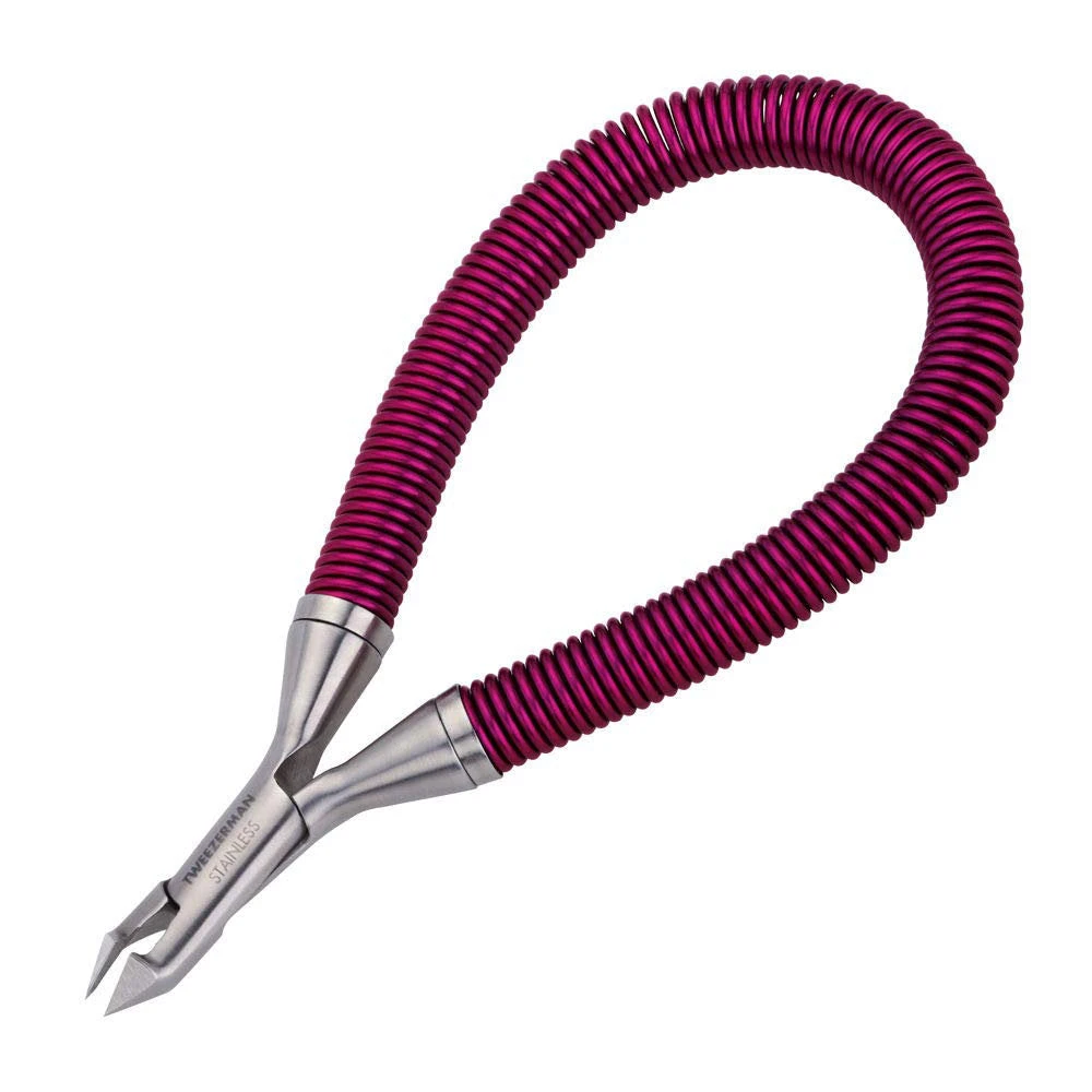 Tweezerman Grip And Snip Spiral Spring Cuticle Nipper 1 Tweezerman Grip And Snip Spiral Spring Cuticle Nipper