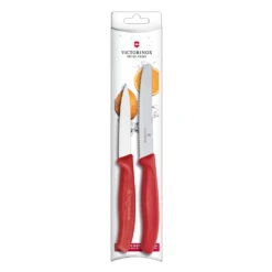 Victorinox Classic 4.25" Utility Knife And 3.25" Paring Knife Set -Peuget Knives Shop VF67831X6 Packagedx1000