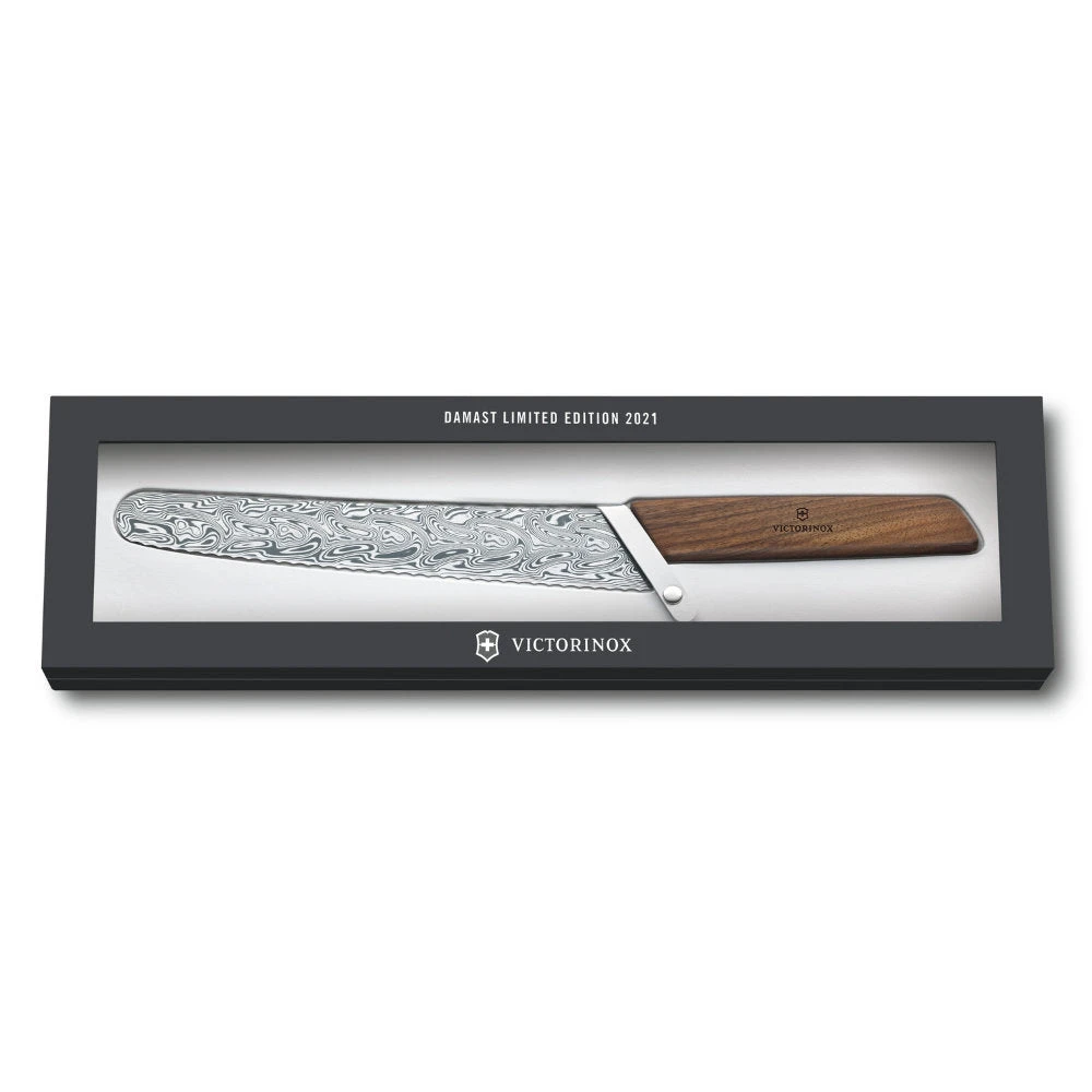 Swiss Modern Damast Bread Knife Limited Edition Knife 2021 2 Swiss Modern Damast Bread Knife Limited Edition Knife 2021 - Image 2