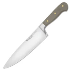 Wusthof Classic Colors 8" Cook's Knife -Peuget Knives Shop WU1061700120 Wusthof Classic Colors 8 inch Cooks Velvet Oyster