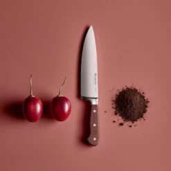Wusthof Classic Colors 8" Cook's Knife -Peuget Knives Shop Wusthof Classic Colors 8 inch Cooks Knife Tasty Sumac Mood