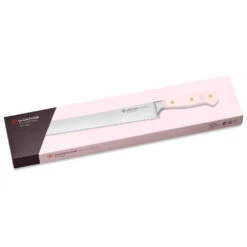 Wusthof Classic Colors 9" Double-Serrated Bread Knife -Peuget Knives Shop Wusthof Classic Colors Bread Knife Packaging