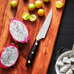 Kramer 5" Carbon Steel 2.0 Utility Knife By Zwilling -Peuget Knives Shop ZHK36700133 LS 02