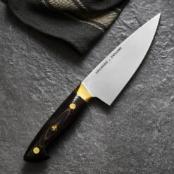 Kramer 6" Carbon Steel 2.0 Chef's Knife By Zwilling -Peuget Knives Shop ZHK36701163 LS 01