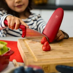 Twinny Kid's Chef's Knife By Zwilling -Peuget Knives Shop ZHTwinny Slicing Strawberries