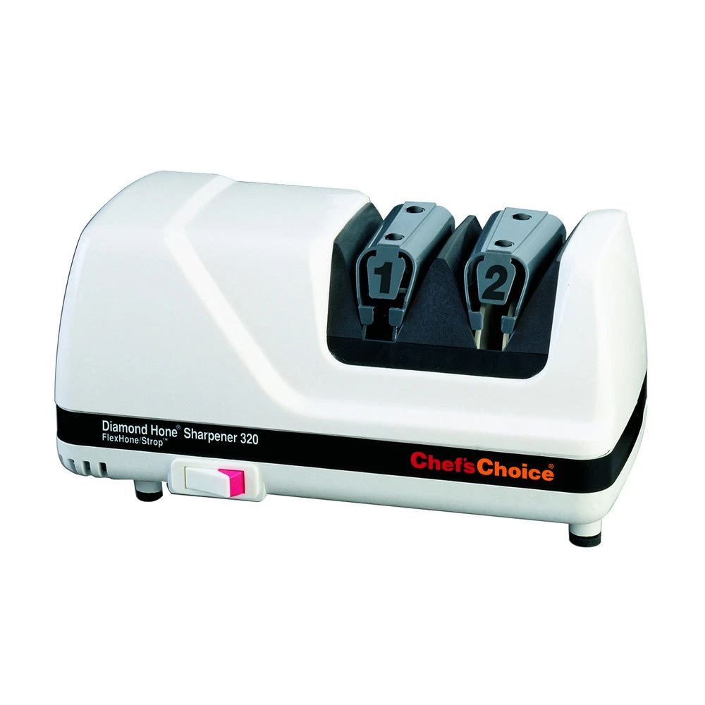 Chef'sChoice Diamond Hone FlexHone/Strop Model 320 Electric Knife Sharpener 1 Chef'sChoice Diamond Hone FlexHone/Strop Model 320 Electric Knife Sharpener
