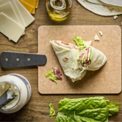 Epicurean Handy Series 9" X 7" Riveted Handle Cutting Board - Natural With Slate Handle -Peuget Knives Shop ec008r09070102 sandwich x1000 7d6a0118 a01b 46bf 9316 ade1d663949e