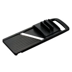 Kyocera Wide Adjustable Mandoline Slicer, Black -Peuget Knives Shop kccsn402bkx750 2