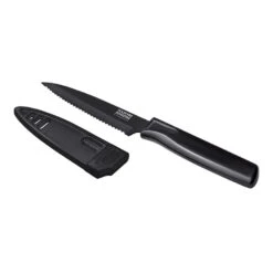 Kuhn Rikon Colori 4" Serrated Paring Knife -Peuget Knives Shop kr28105x1000