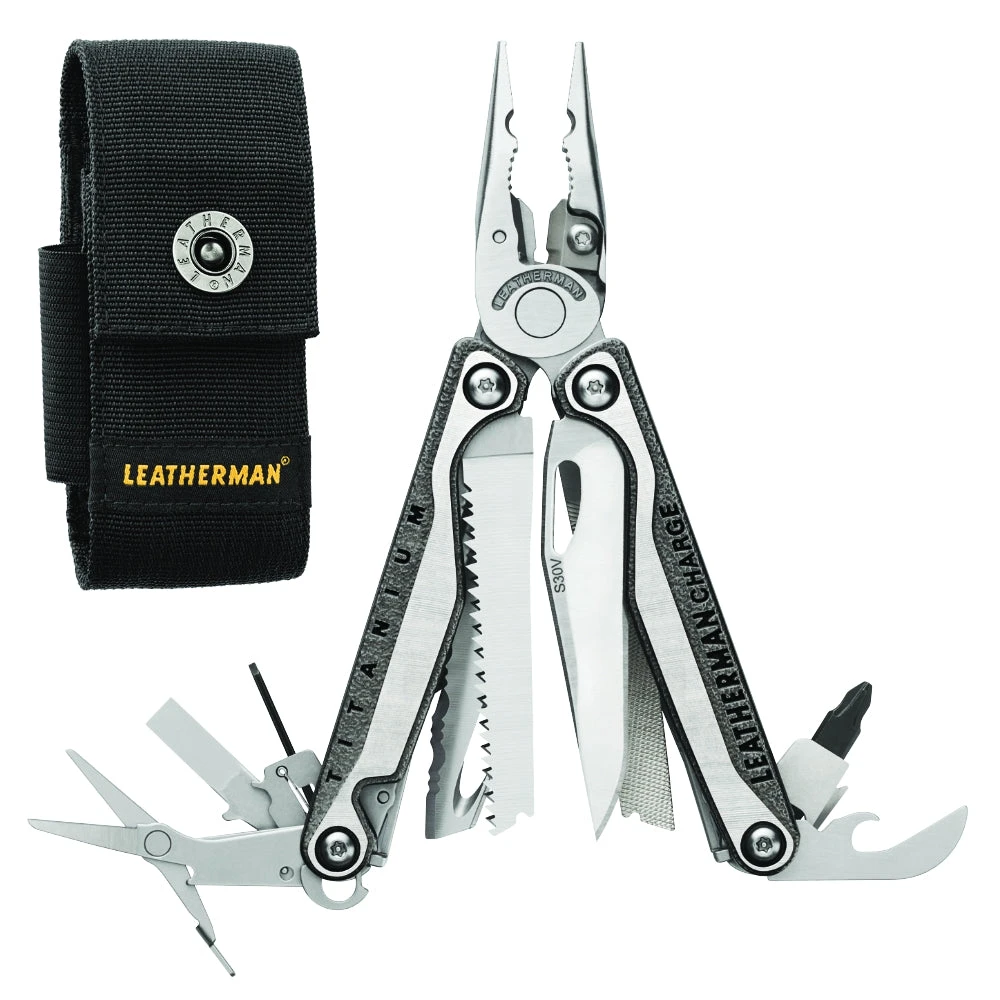 Leatherman Charge + TTi Multi-Tool With Black Nylon Sheath 1 Leatherman Charge + TTi Multi-Tool With Black Nylon Sheath