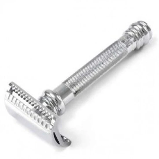 Merkur 39C Double Edge Safety Razor, Slanted Cut, Extra Long Chrome Handle 1 Merkur 39C Double Edge Safety Razor, Slanted Cut, Extra Long Chrome Handle