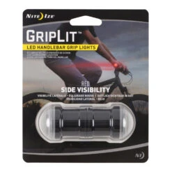 Nite Ize GripLit LED Handlebar Grip Lights - Red -Peuget Knives Shop niglt10r7.packaging.frontx1000