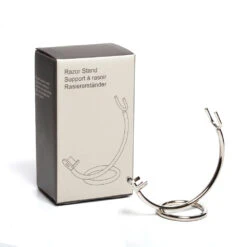 Pure Badger Curved Stand For Straight Razors - Chrome