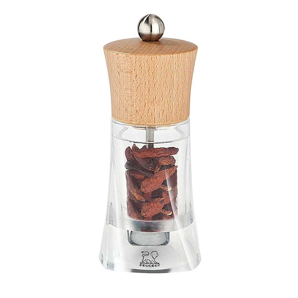 Peugeot Oleron 5.5" Dried Red Chili Pepper Mill - Natural 1 Peugeot Oleron 5.5" Dried Red Chili Pepper Mill - Natural
