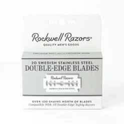 Rockwell Double Edge Razor Blades, 20 Pack
