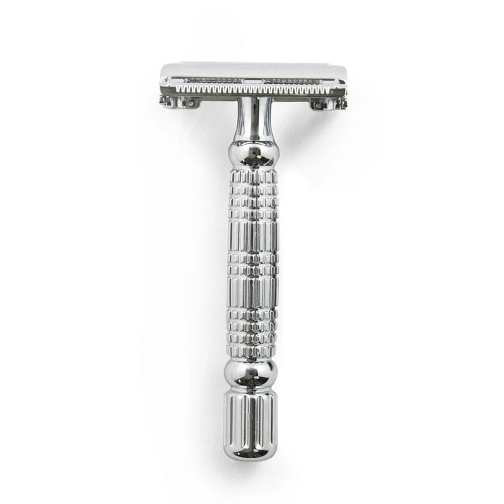 Rockwell R1 Rookie Safety Razor, White Chrome 1 Rockwell R1 Rookie Safety Razor, White Chrome