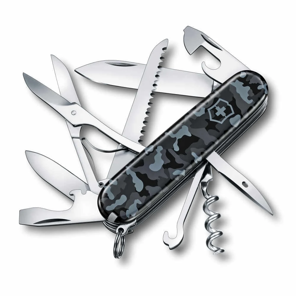Victorinox Navy Camouflage Huntsman Swiss Army Knife 1 Victorinox Navy Camouflage Huntsman Swiss Army Knife