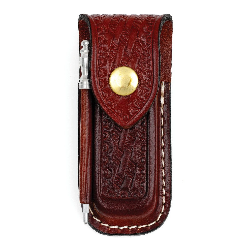 Victorinox Zermatt Medium Brown Leather Pouch With Steel For Swiss Army Knives 1 Victorinox Zermatt Medium Brown Leather Pouch With Steel For Swiss Army Knives