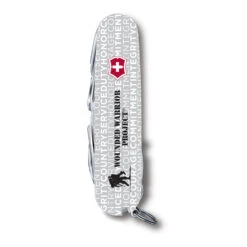 Victorinox Swiss Army Wounded Warrior Project Tinker - Gray Jargon -Peuget Knives Shop sa55073 closedx1000