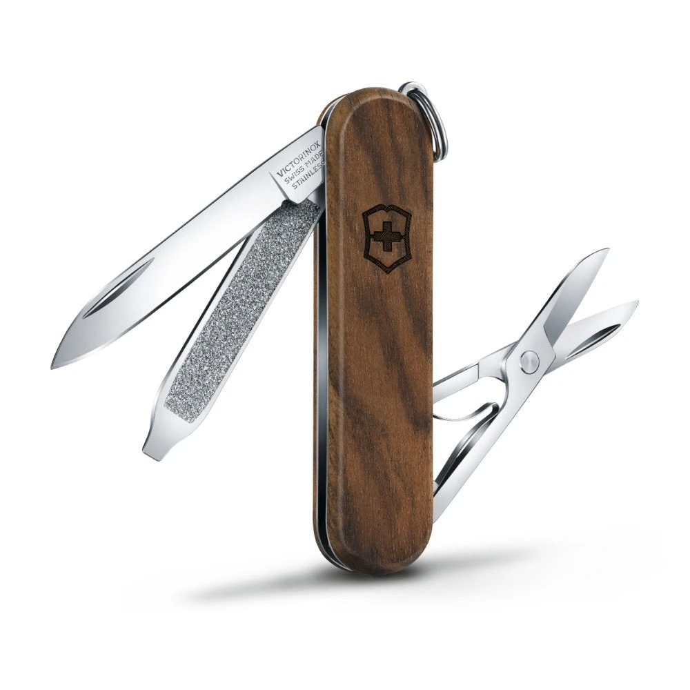 Victorinox Classic SD Hardwood Walnut Swiss Army Knife 2 Victorinox Classic SD Hardwood Walnut Swiss Army Knife - Image 2