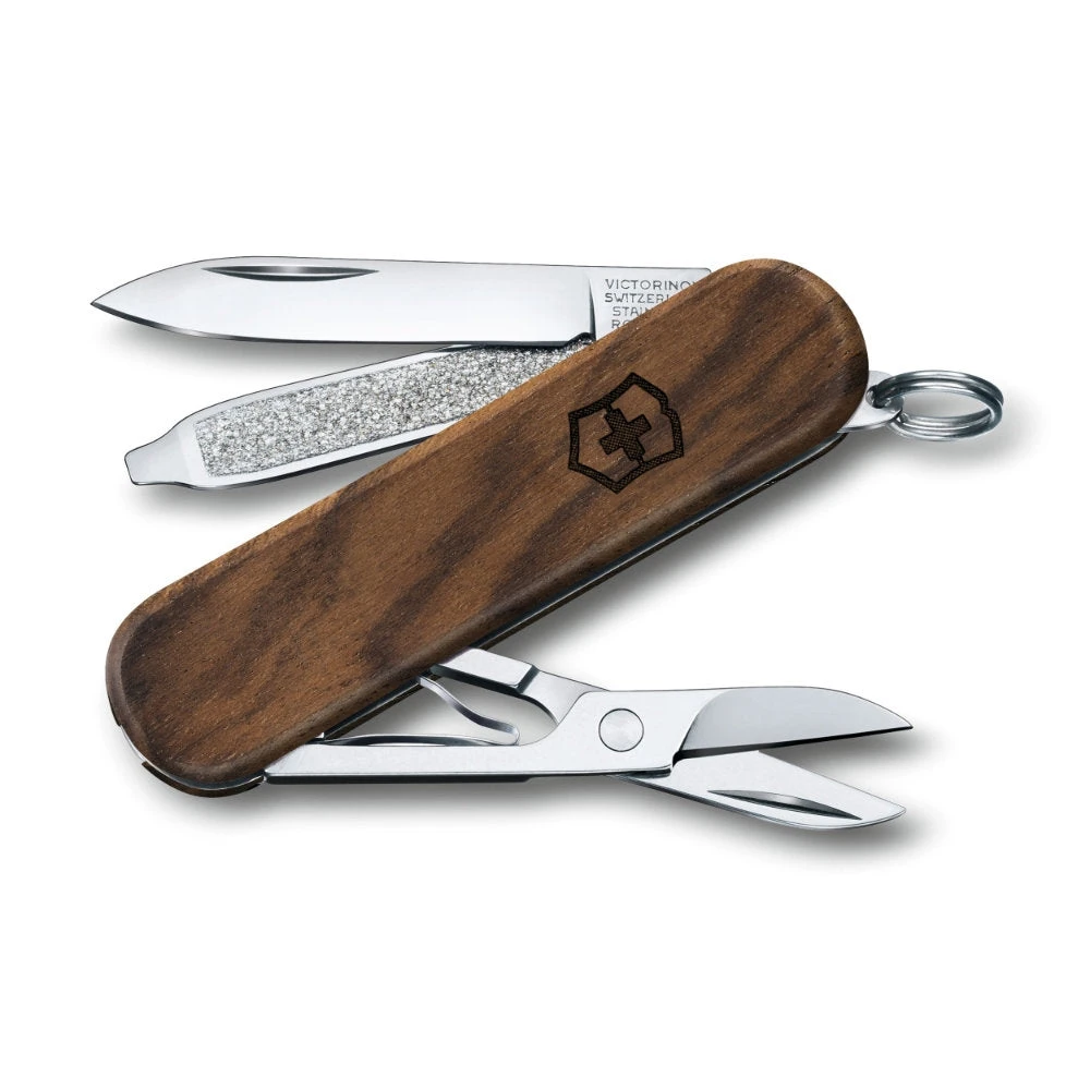 Victorinox Classic SD Hardwood Walnut Swiss Army Knife 1 Victorinox Classic SD Hardwood Walnut Swiss Army Knife