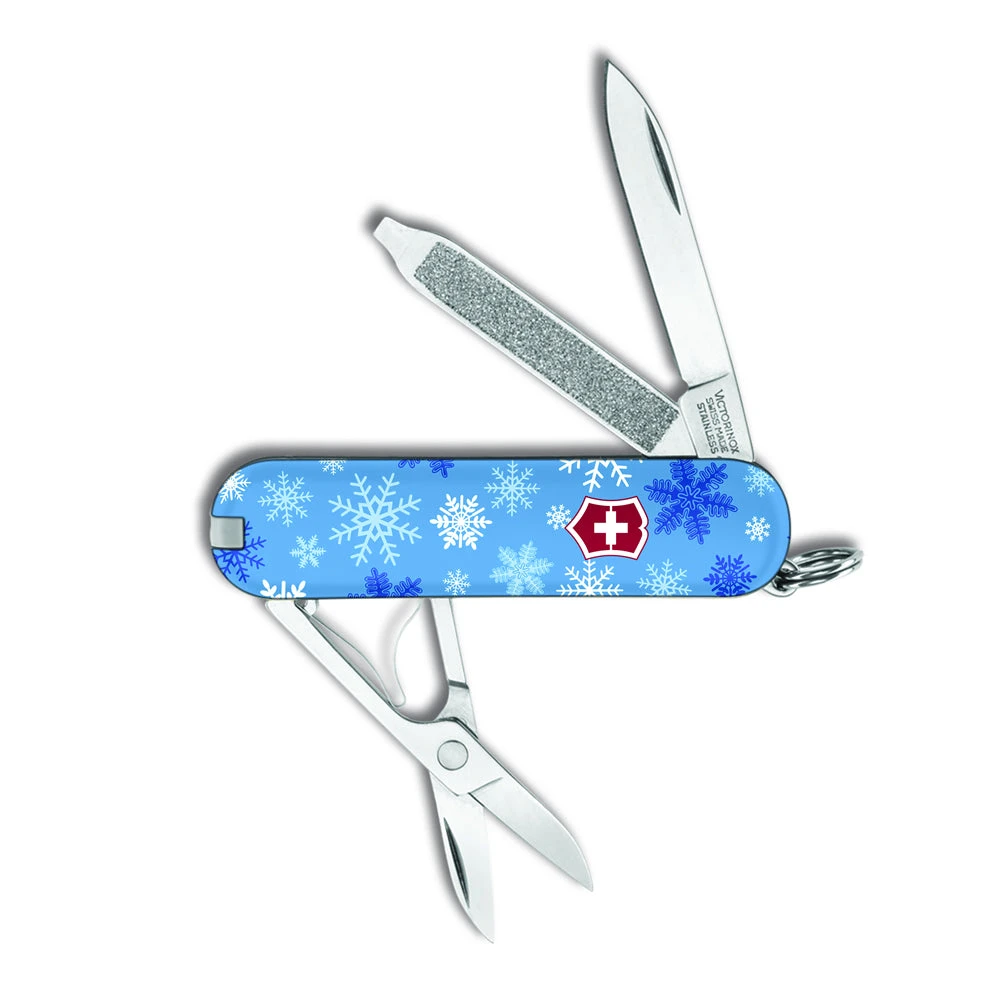 Victorinox Snowflakes Classic SD Designer Swiss Army Knife 1 Victorinox Snowflakes Classic SD Designer Swiss Army Knife