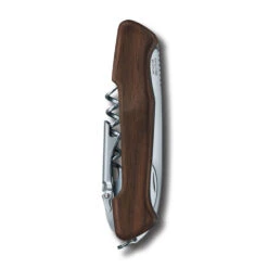 Victorinox Walnut Wine Master With Leather Pouch 9 Victorinox Walnut Wine Master With Leather Pouch -Peuget Knives Shop sa970163 closedbackx1000