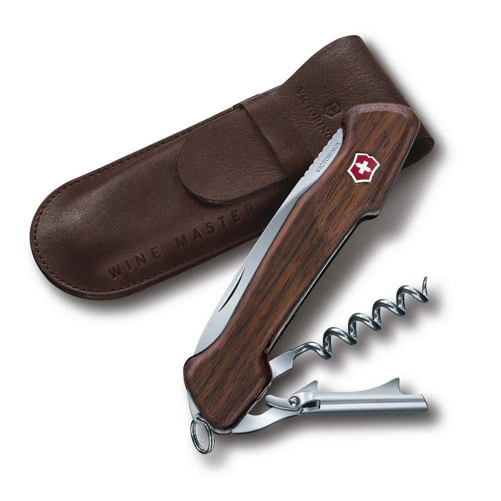 Victorinox Walnut Wine Master With Leather Pouch 2 Victorinox Walnut Wine Master With Leather Pouch - Image 2