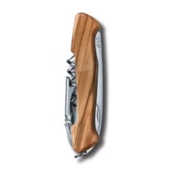 Victorinox Olive Wine Master Swiss Army Knife With Leather Pouch -Peuget Knives Shop sa970164 backx1000