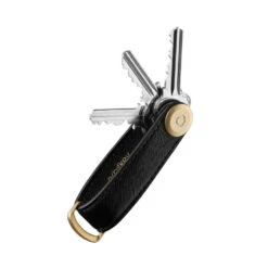 Orbitkey 2.0 Saffiano Leather Keychain -Peuget Knives Shop saffiano liquoricex1000 3