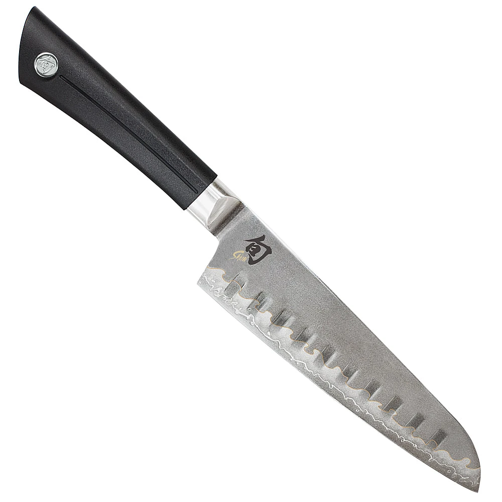 Shun Sora 7.5" Santoku Knife - Hollow Ground 1 Shun Sora 7.5" Santoku Knife - Hollow Ground