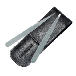 Tweezerman Petite Tweeze Set With Black Leather Case