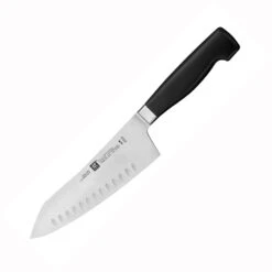 Zwilling TWIN Four Star 5" Hollow Edge Rocking Santoku Knife